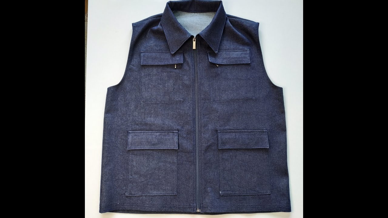 Astarsız Erkek Yelek Dikimi/ Men's vest sewing