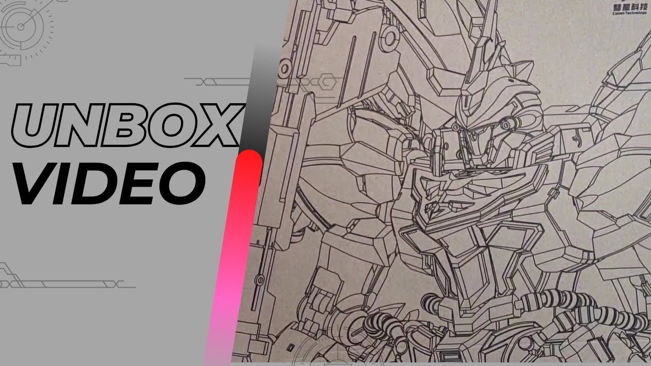 Unbox - Sinanju Takumi ver 1/100 Comet Technology .