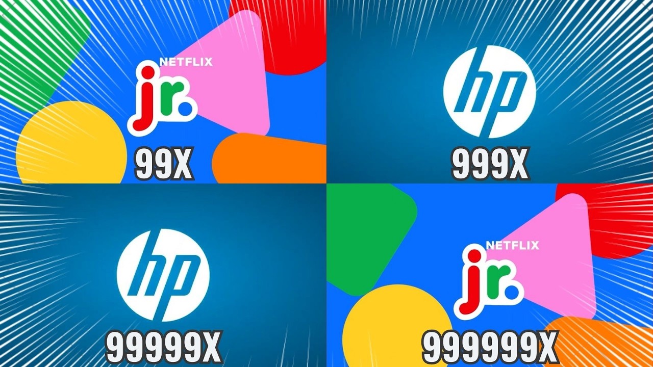 Netflix Jr And Hp Logo Intro Getting 999999X Speed