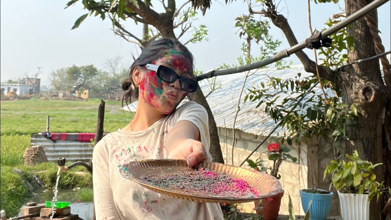 2082k holi happy holi  yeti samm nagareko vayeni hunthyo 😣