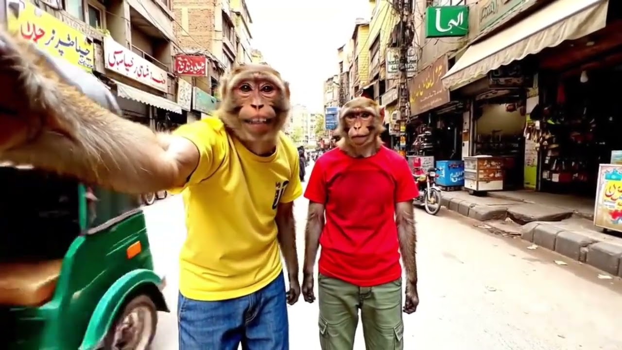 Family vlog monkey