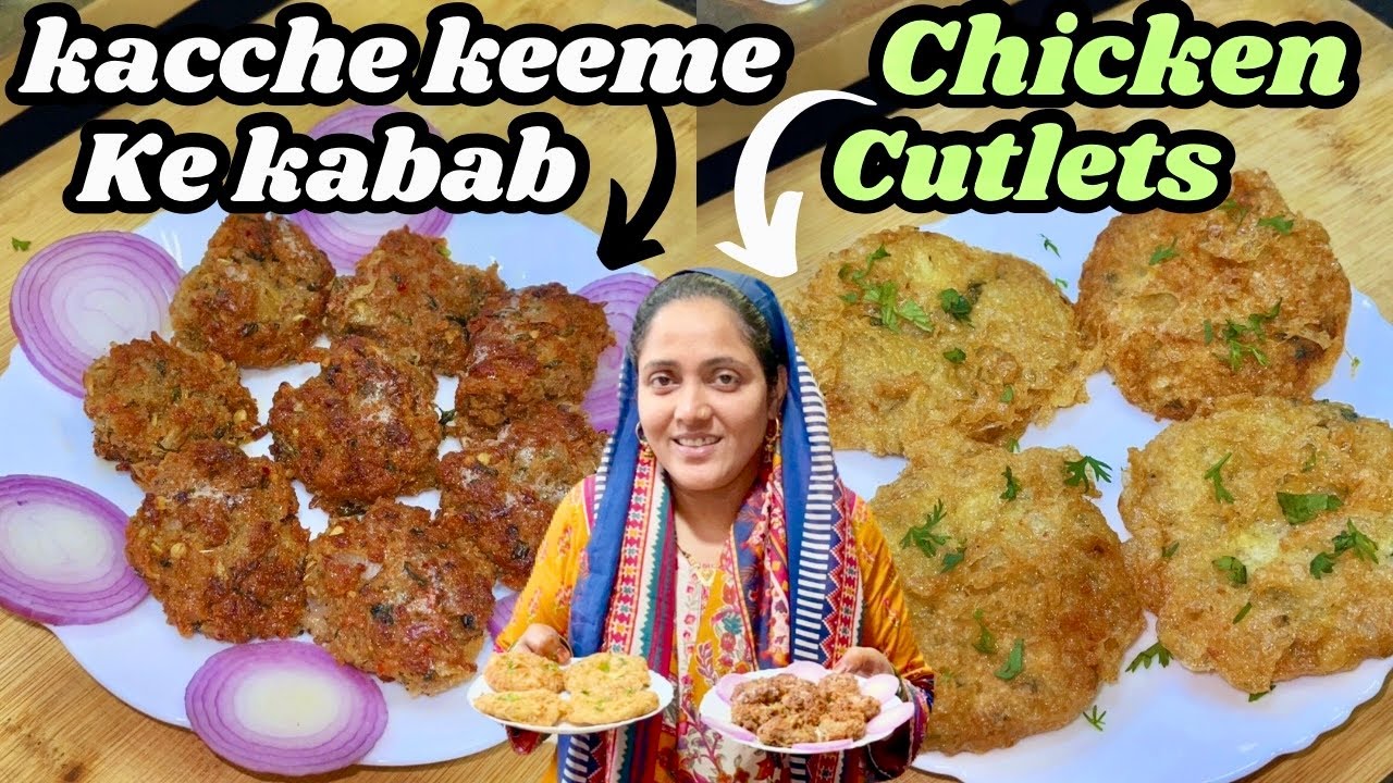 Kacche Keeme Ke Kabab | Chicken Cutlets | Ramadan Iftar Special Recipe | Afreen Style | Vlog 2025