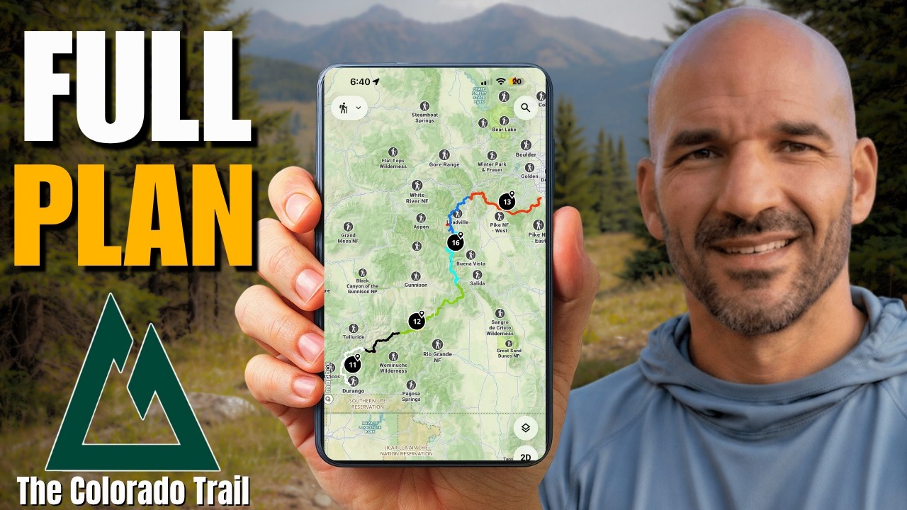 Мой план прохождения маршрута Colorado Trail: 500 миль за 30 дней.