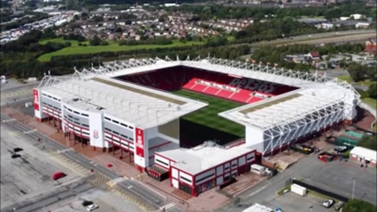 Stoke City bet 365 Stadium by Drone