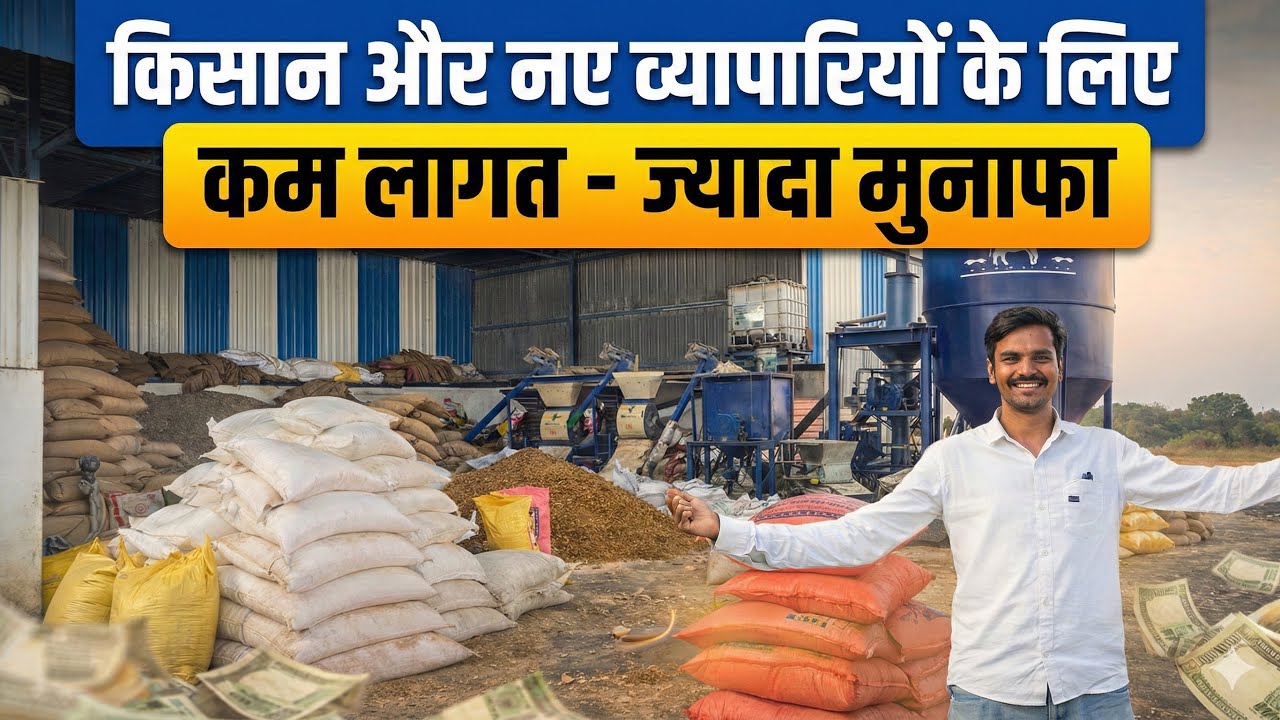 Automatic Cattle Feed Making Machine Price | Complete Cattle Feed Plant Setup How to Start Business 
