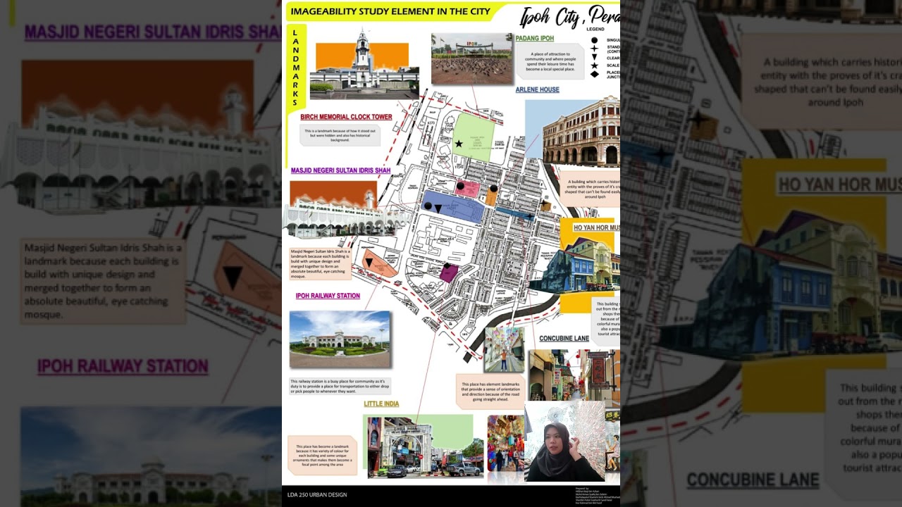 GROUP 1 - IPOH CITY / Imageability Study element of city by Kevin Lynch