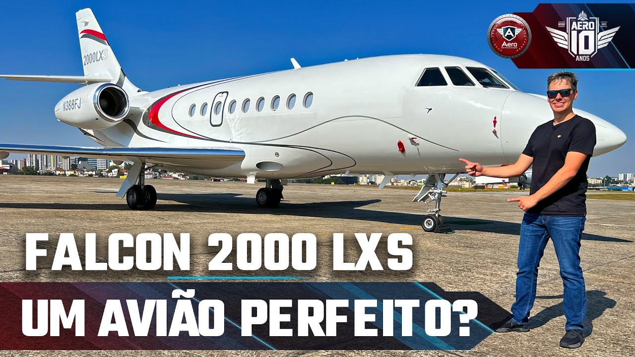VOAMOS no Dassault Falcon 2000 LXS - JATO EXECUTIVO de ALTA PERFORMANCE