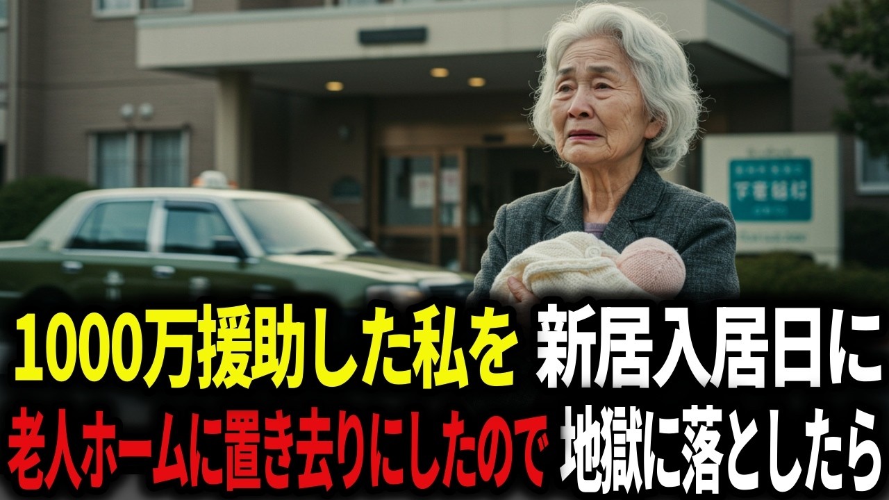 「二度と会わない」1000万援助した新居入居日に息子夫婦に老人ホーム捨てられた私は全てを壊してやった