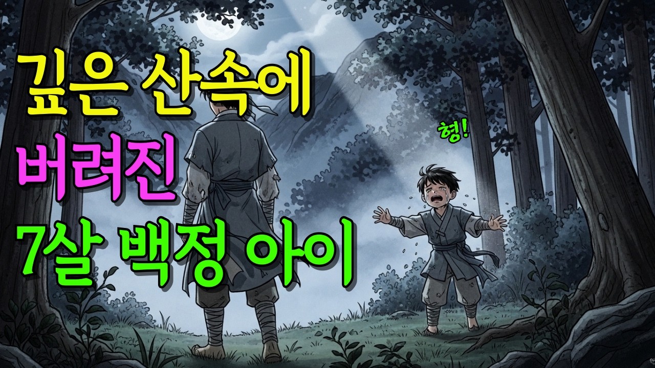 형에게 버려진 7살 백정 아이가  왕을 구하고 벼슬을 거절한 이유 |야담 옛날이야기 오디오북 수면동화 민담