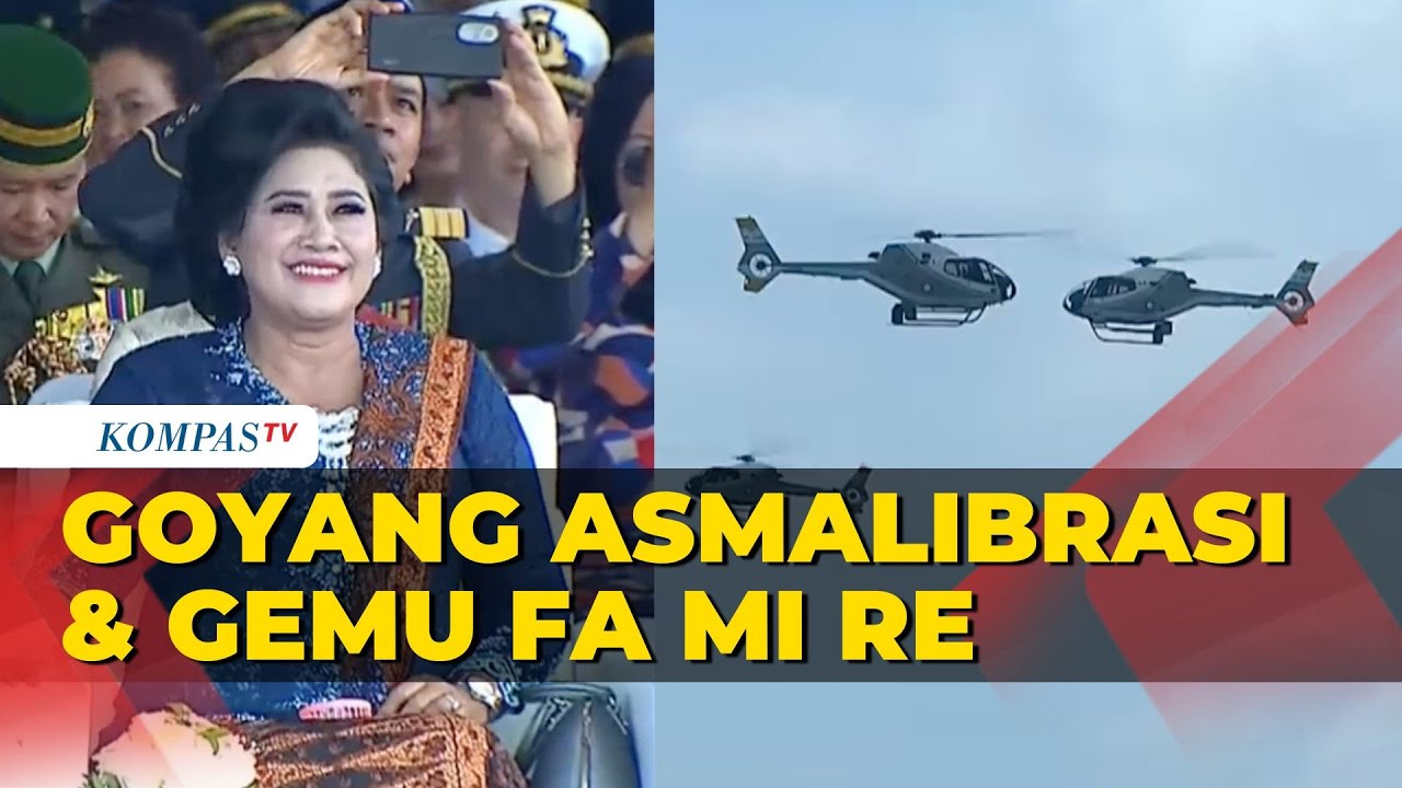 [Full] Istri Panglima TNI Goyang Bareng Heli Joget Asmalibrasi dan Gemu Fa Mi Re di HUT ke-77 TNI AU