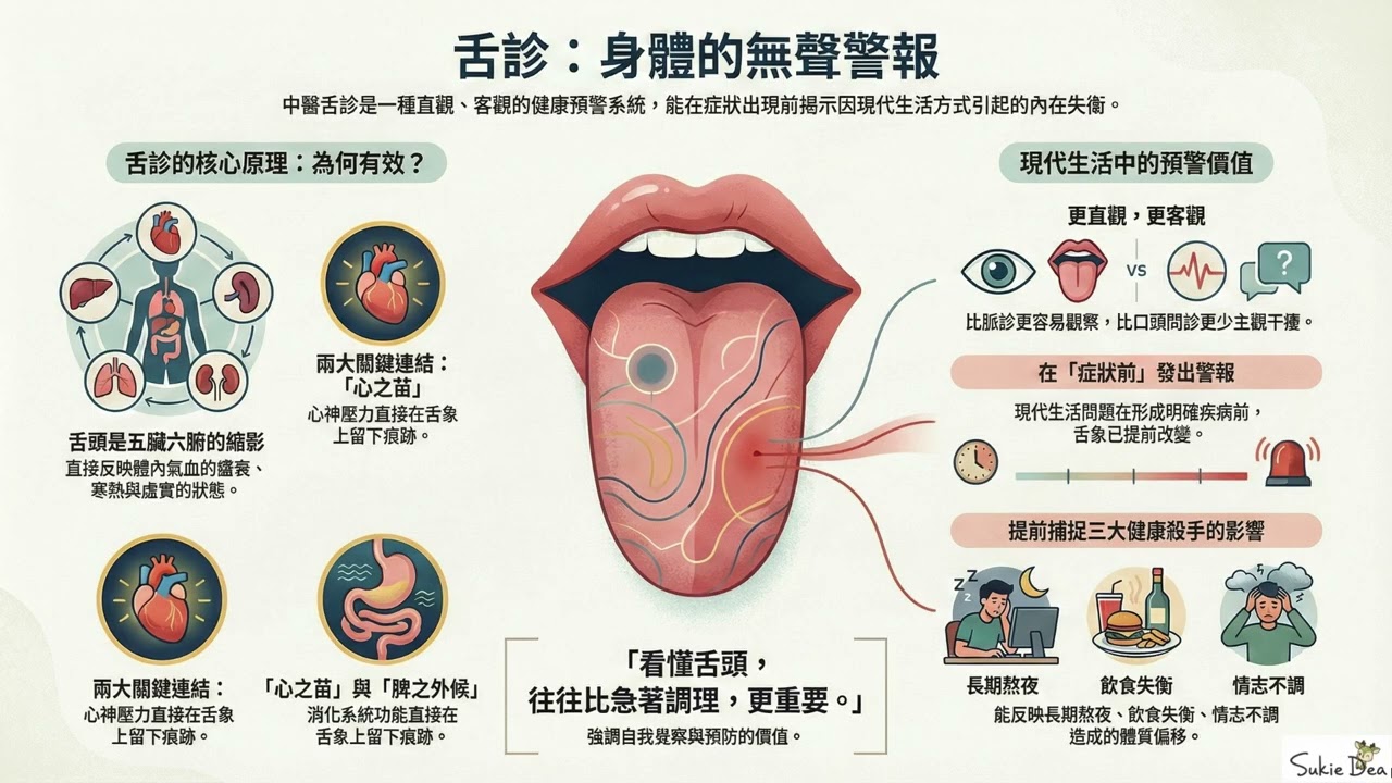 你的舌頭不會説謊：解讀身體無聲的語言，在生病前看懂「體質偏移」