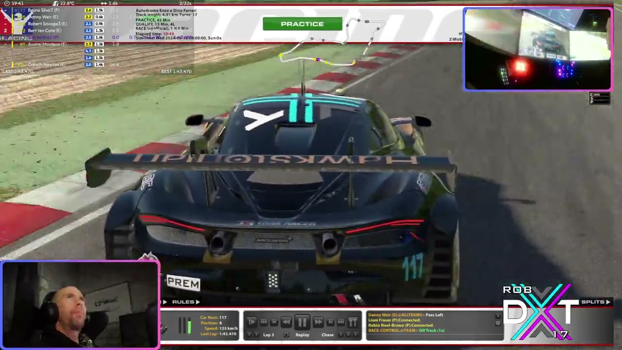 ESR GT3 S7 Round 8 - Imola Driver POV