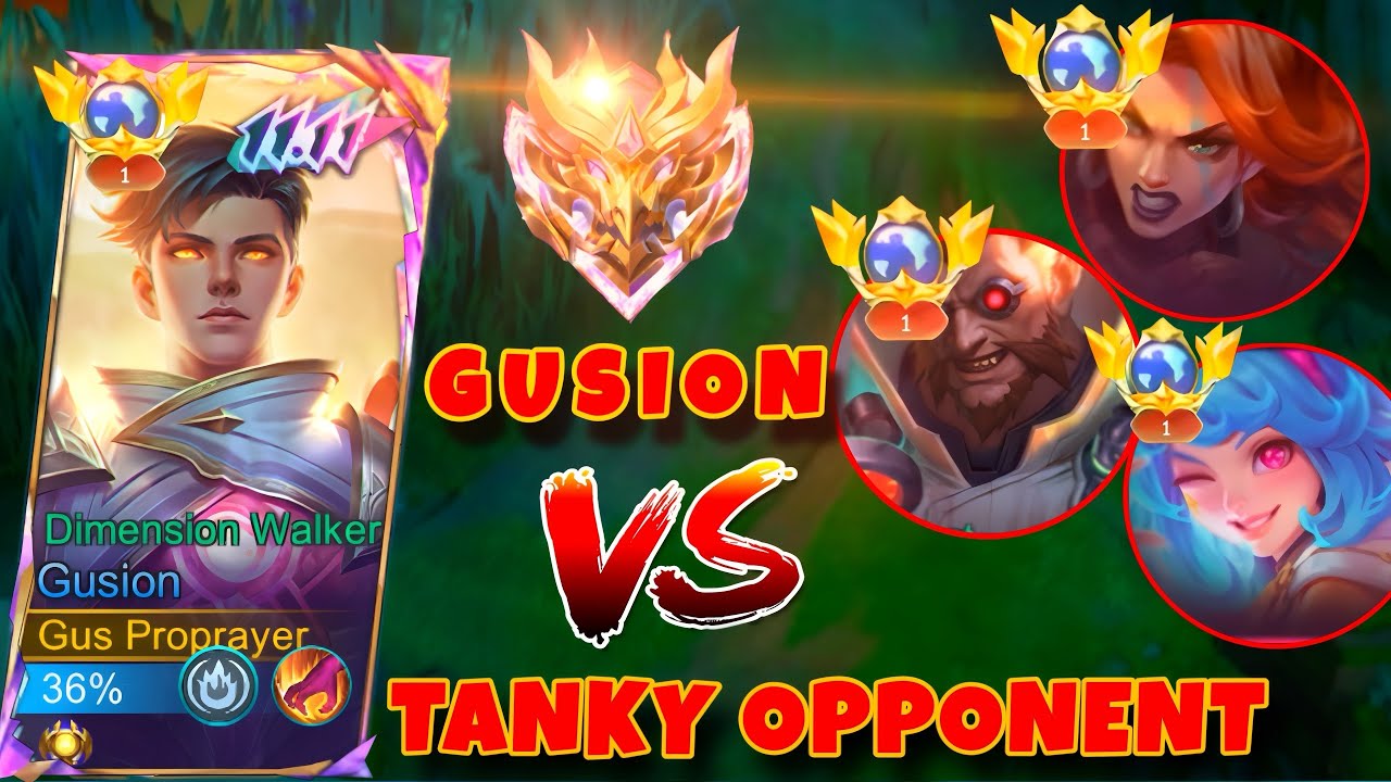 Top Global Gusion Met This Pro Tanky Opponents! 🔥 Win or Lose? | MLBB Gameplay