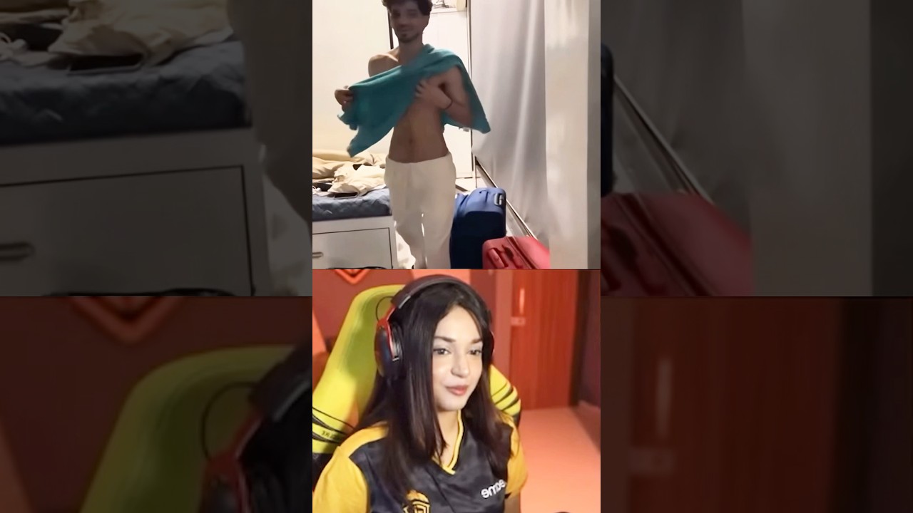 Mizo Reaction Shirt Less ￼Zgod Gaming!🤭😂#mizo #zgod #shorts