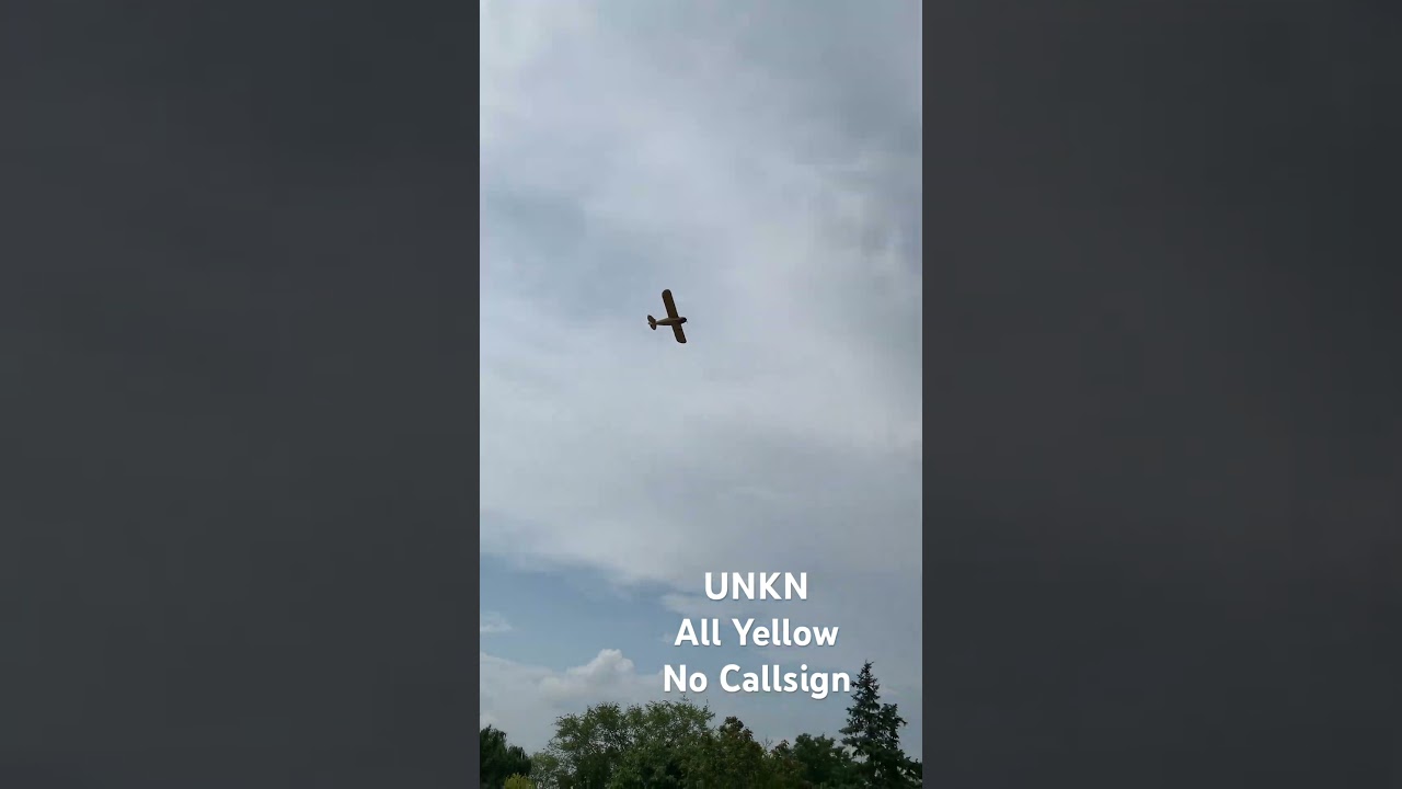 UNKN All Yellow WTF Evening Attack No Radio No Callsign No ADS-B Nothing #aerialstalker #faa #fsdo