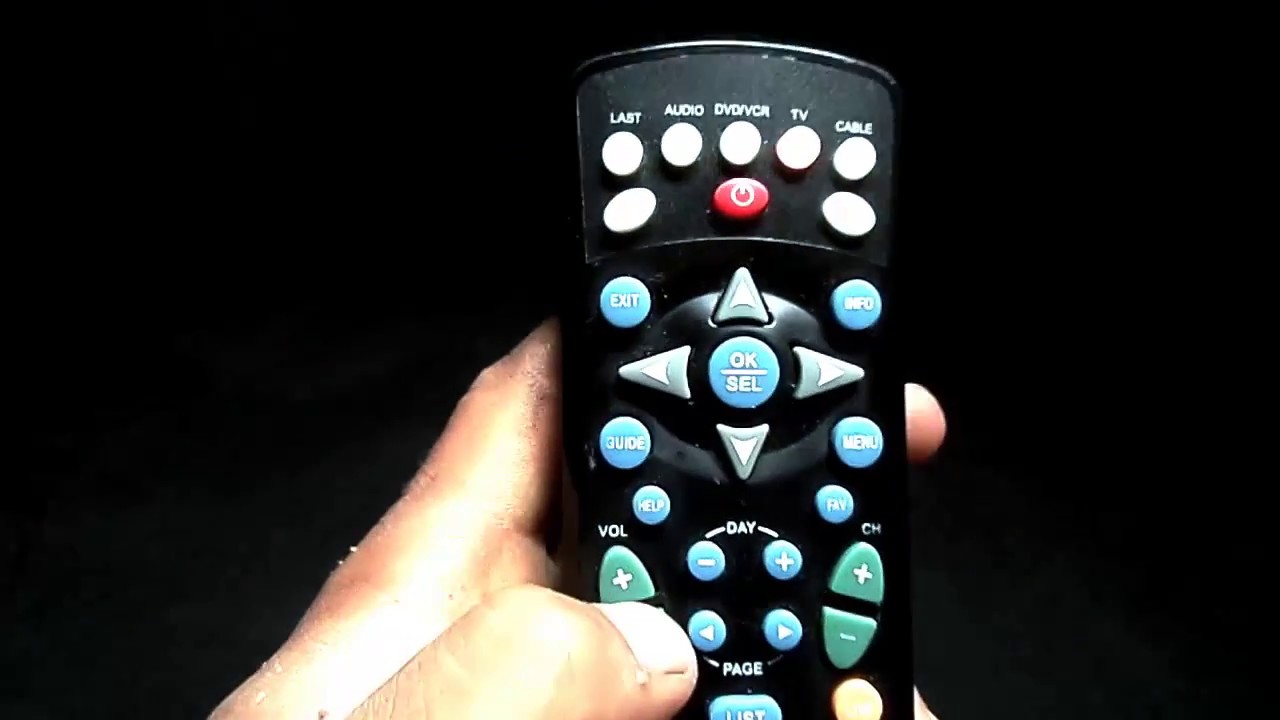 CONFIGURACION CONTROL GDCT-860 FUNCIONES BÁSICAS TV Y DECODIFICADOR