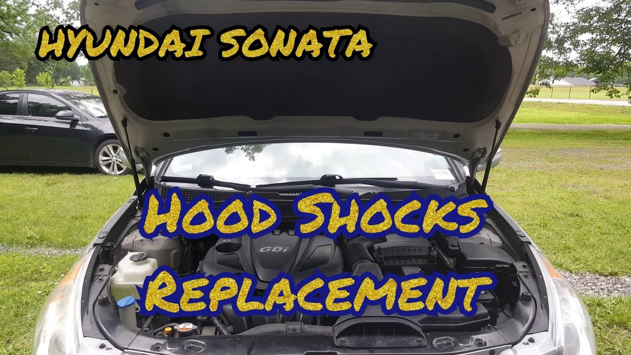 How to replace the hood shocks on 2013 Hyundai Sonata