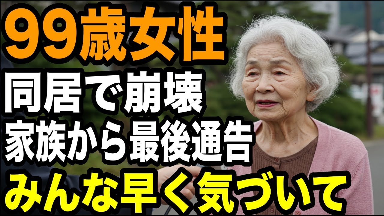99歳一人暮らし女性、息子夫婦との同居で崩壊...罵声を浴びせられ孫も離れ家族からは最後通告、老いと向き合いながら見つけた自由と幸せとは