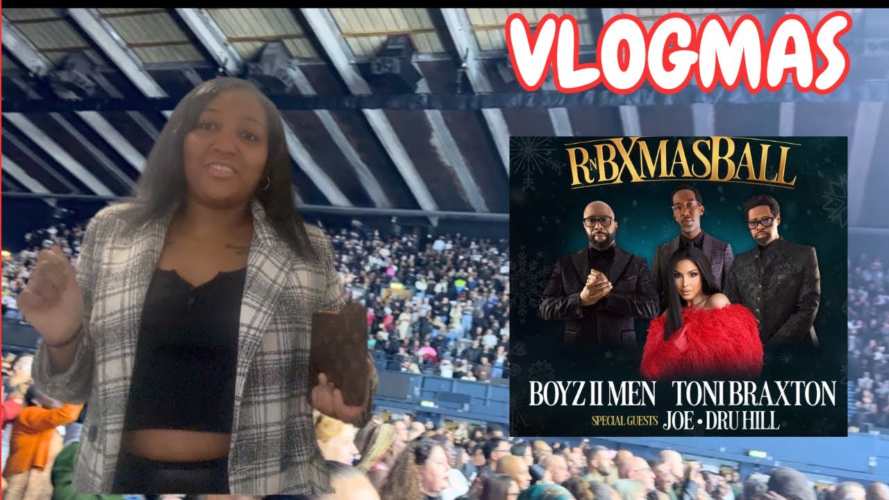Mom of five FINALLY gets a night off | GET READY WITH ME| VLOGMAS🎄| R&B Concert Wembley🔥. 