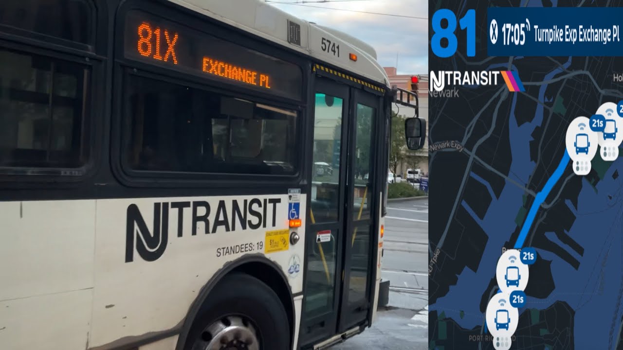 *[FULL BUS JOURNEY!]* PM Exchange Place Express on the 81X!