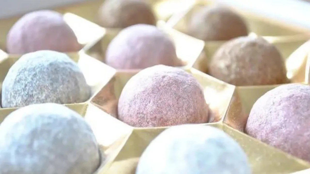 MOCHI rellenos  de CHOCOLATE paso a paso /Mochi recipe #mochi #mochirecipe #elcanaldeartemisa