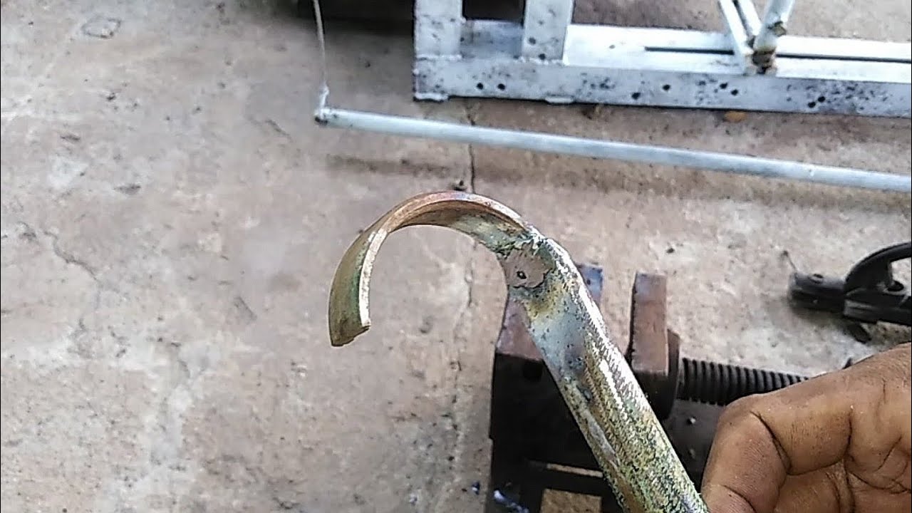 make a lathe chisel , with used bearing ▶32