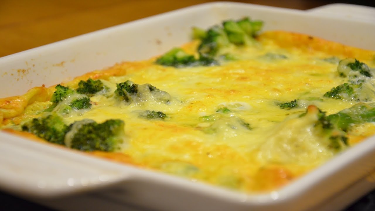 Фриттата (Frittata). Итальянский омлет с брокколи и сыром.
