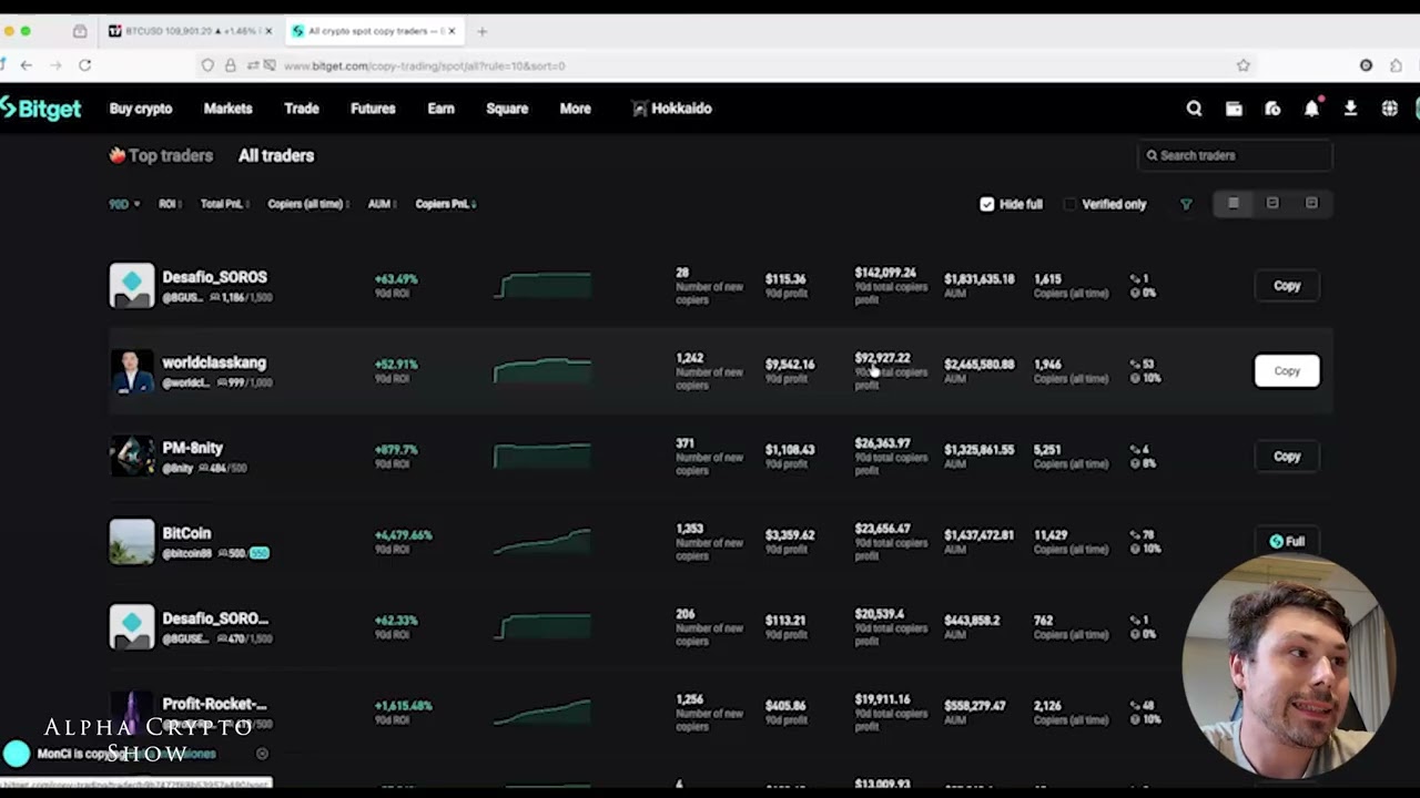 V. Smart Copy Trading / Bitget tutorial 2026