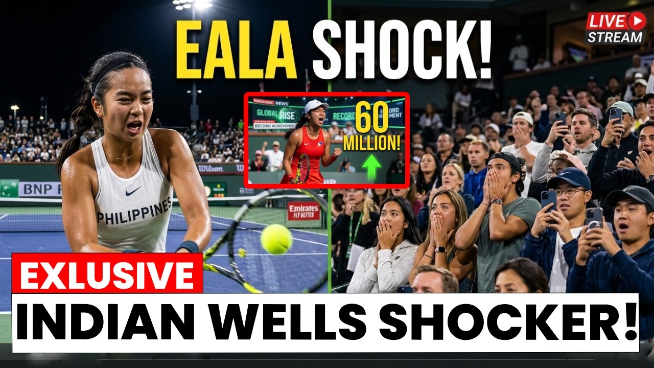 INDIAN WELLS SHOCKED! Alexandra Eala Goes VIRAL! 😱🎾