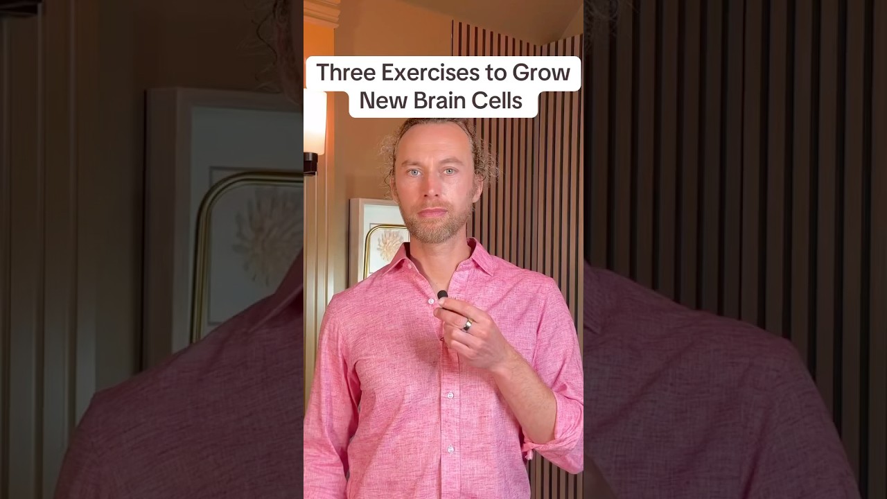 Three Exercises to Grow New Brain Cells. #brain #neurogenesis #exercise #bdnf #robertLove