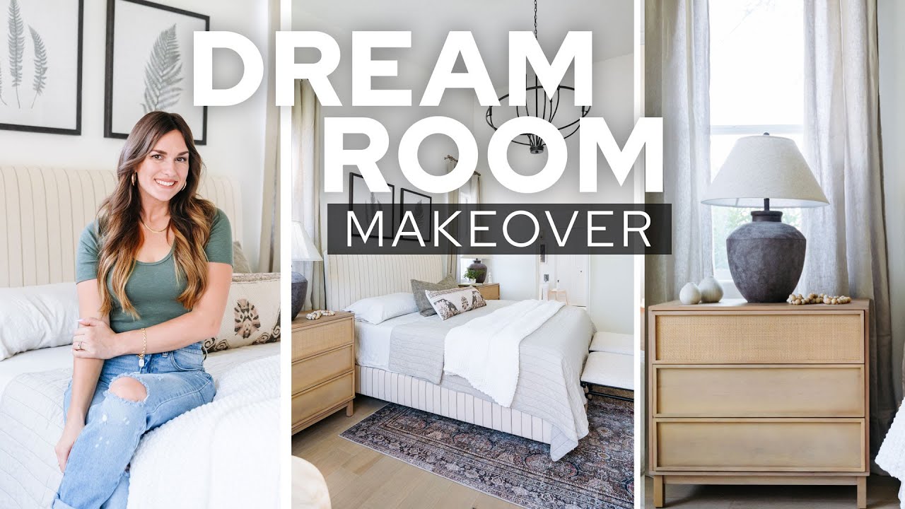 THE ULTIMATE BEDROOM MAKEOVER - Dream Room Transformation (full tour)