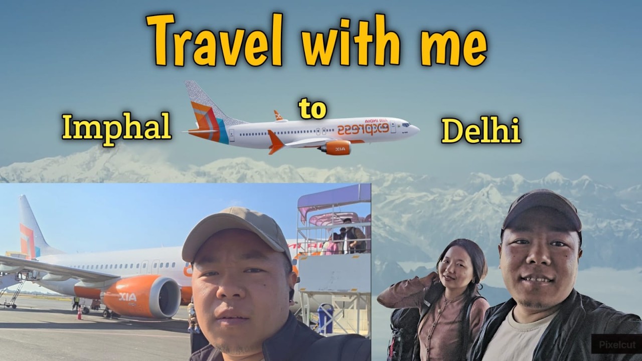 Emotional Airport Goodbye + Flight Delay | Manipur to Delhi Travel Vlog