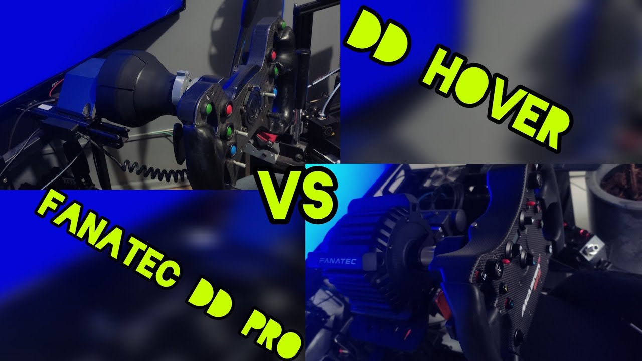 Comparativo DIRECT DRIVE Hoverboard vs FANATEC DD PRO.