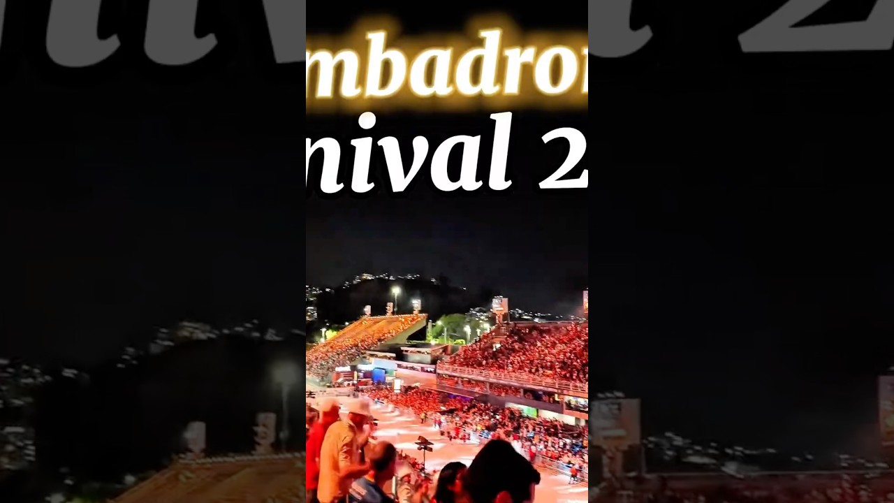 Enter The Sambadrome! Rio, Brazil Carnival #brazil #carnival #travel #shorts