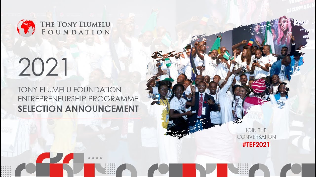 2021 TEF Entrepreneurship Programme Selection Announcement - English