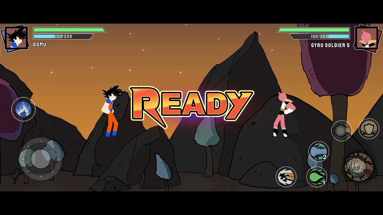 Jugando stickman warriors