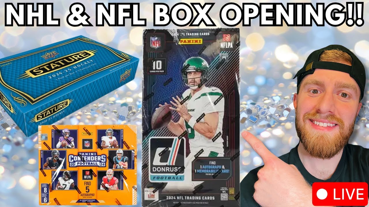 NHL & NFL BOX BREAKS!!