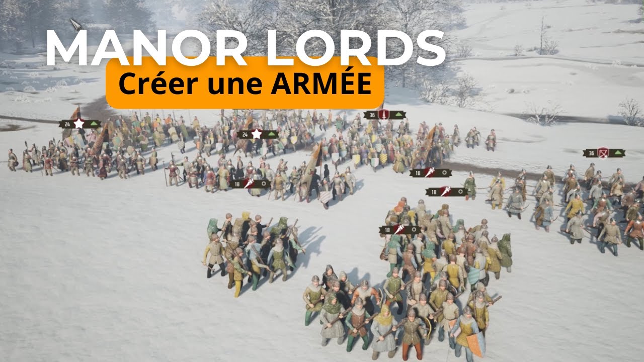 Créer une armée - Manor Lords