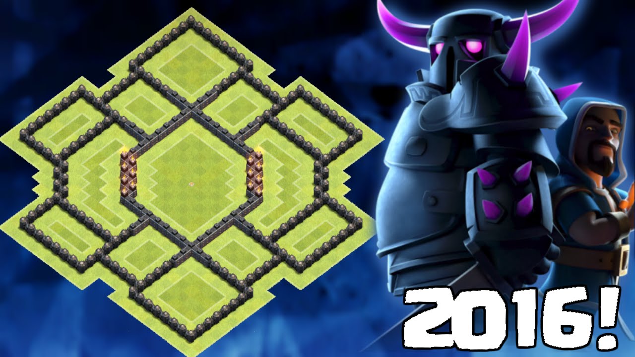 Clash Of Clans | Town Hall 8 Hybrid Base | Th8 Hybrid Base 2016!
