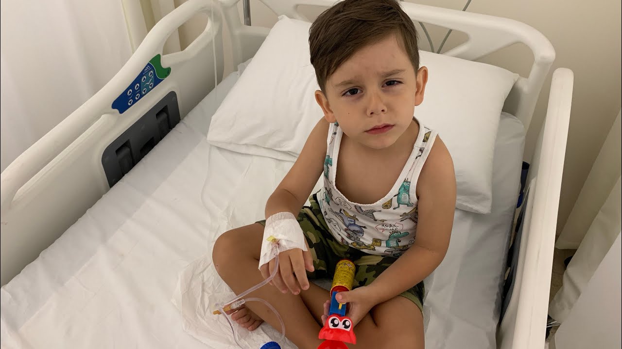 Yusuf çok hasta oldu doktor serum taktı👩🏻‍⚕️🤒 Çok ağladı ama iyileşti😍