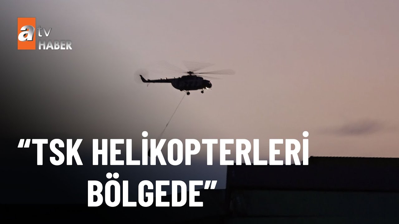 TSK’nın söndürme helikopterleri İskenderun’daki yangına müdahale ediyor - atv Haber 7 Şubat 2023