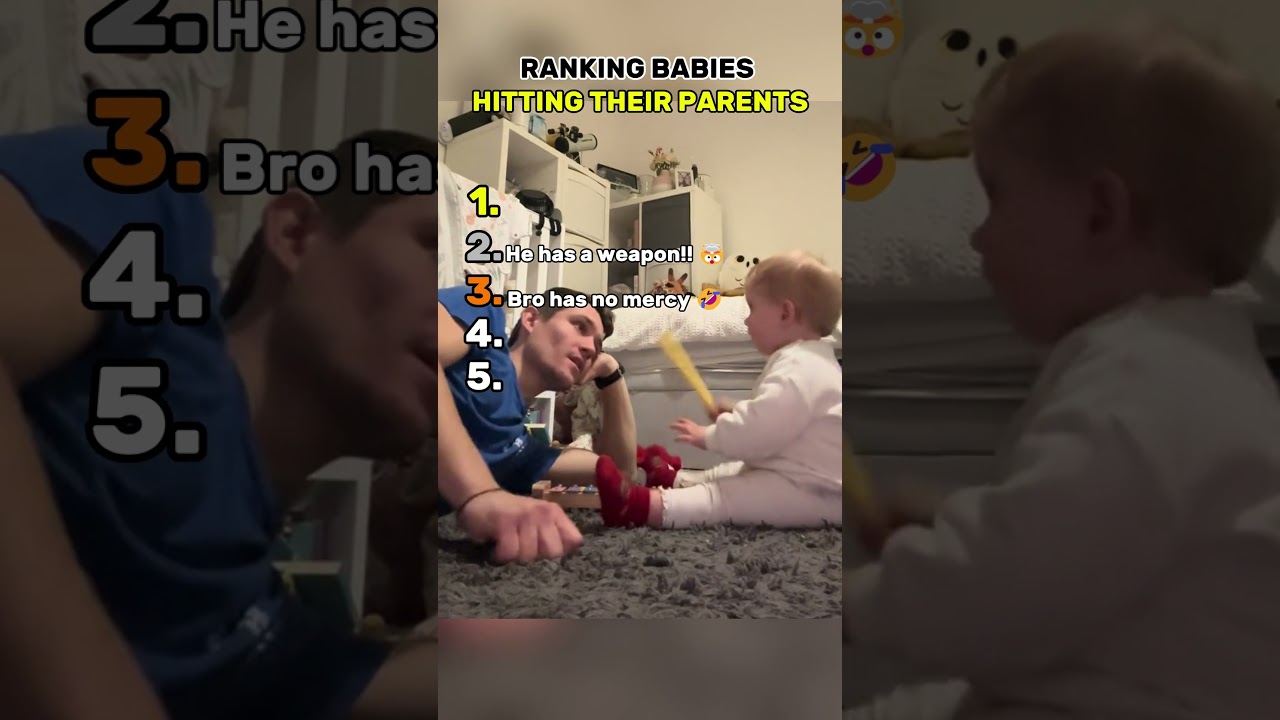 Рейтинг младенцев, бьющих своих родителей 🤣🤯