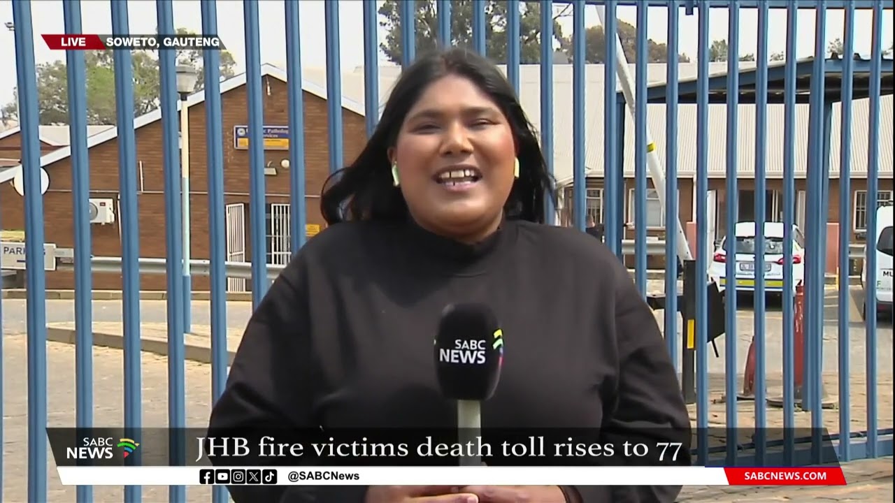 Joburg CBD Fire I SABC News Reporter, Hasina Gori updates on the rising death toll