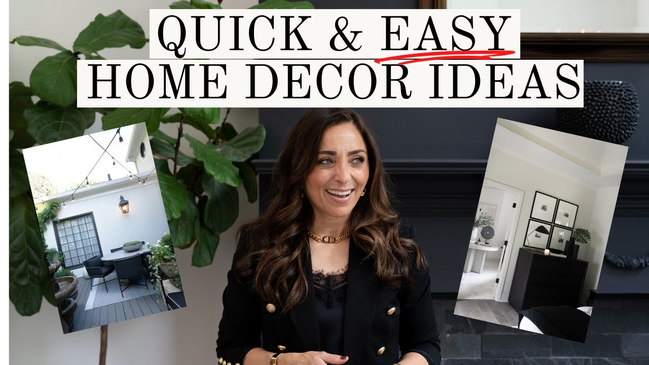 SMALL CHANGES THAT MAKE A HUGE DIFFERENCE!  LUX FOR LESS HOME DECOR IDEAS
