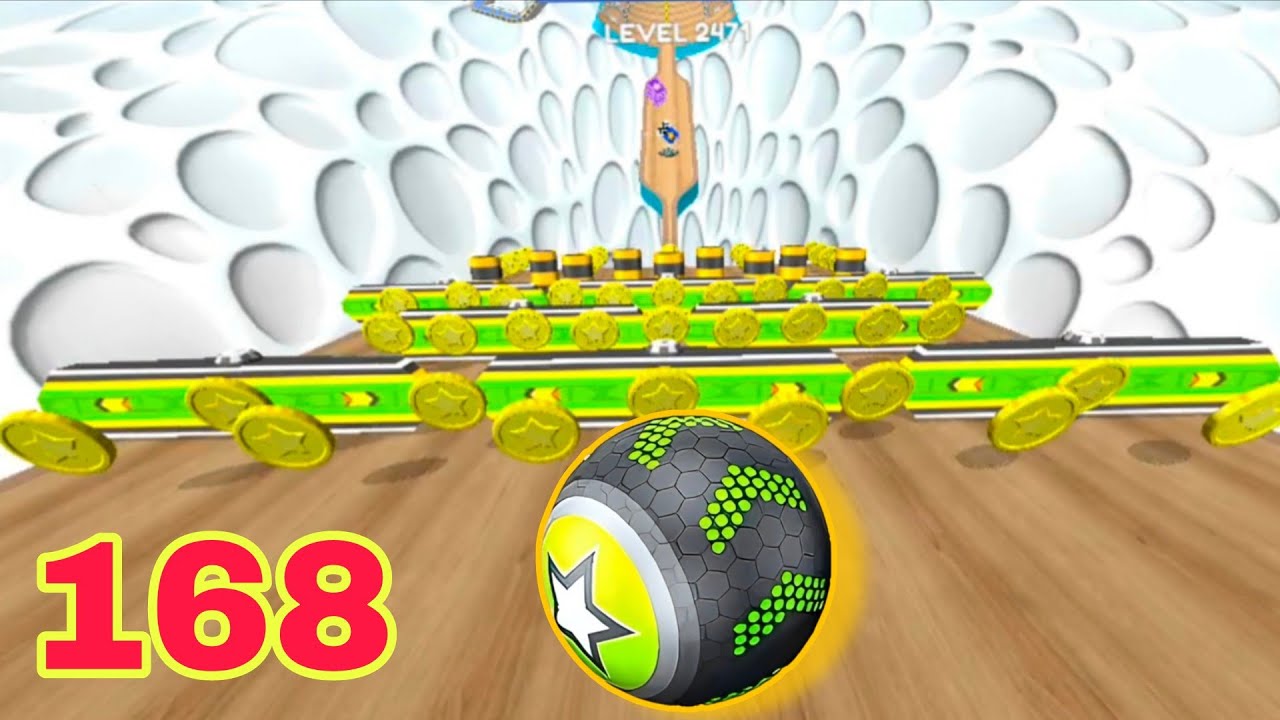 Going Balls, SpeedRun, Going Balls Portal Run Gameplay Level 168 