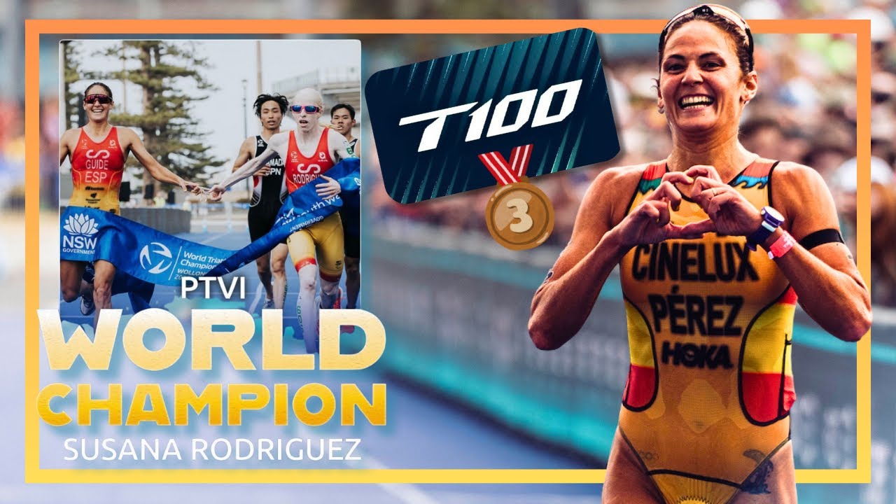 PODIUM EN T100 WOLLONGONG Y ORO CON SUSANA EN MUNDIAL DE PARATRIATLÓN