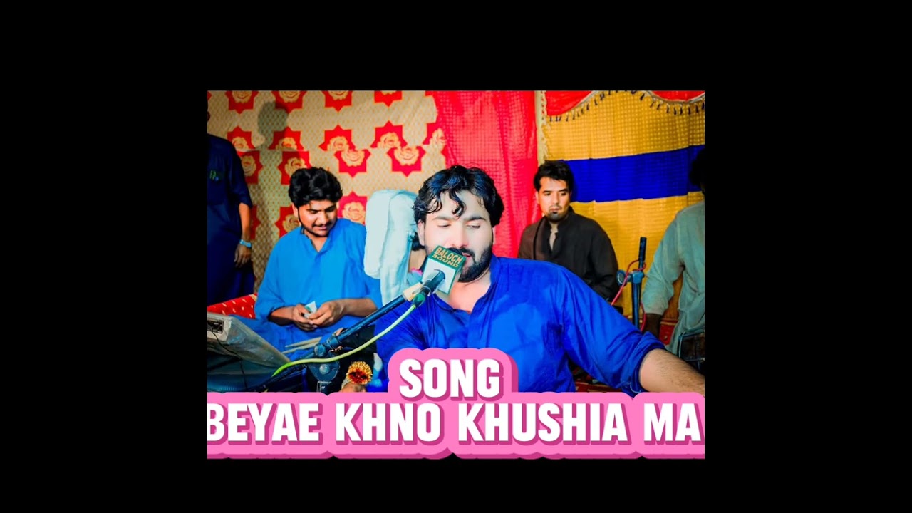 Beyae khno khushia ma #weddingsong by Parvez Baloch