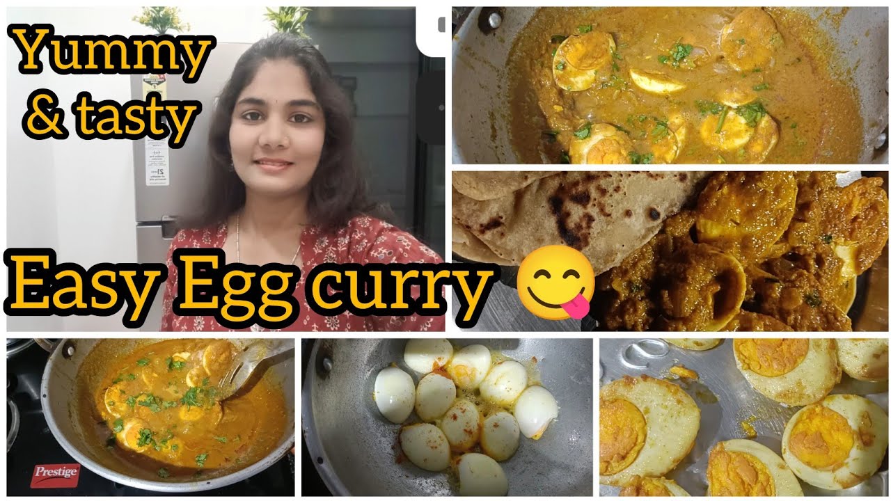 Easy Egg Curry Recipe😋 #Yummy & Tasty #pavaniammu 