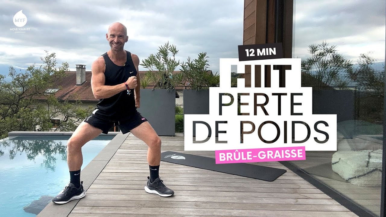 🔥 12min -  HIIT Perte de poids - Brûler les calories - Alexandre Mallier - Move Your Fit