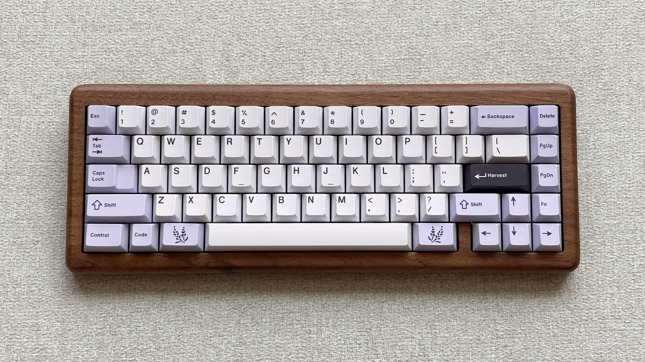 HMX Hyacinth V2 | KBDfans Dusk 67 | GMK Lavender